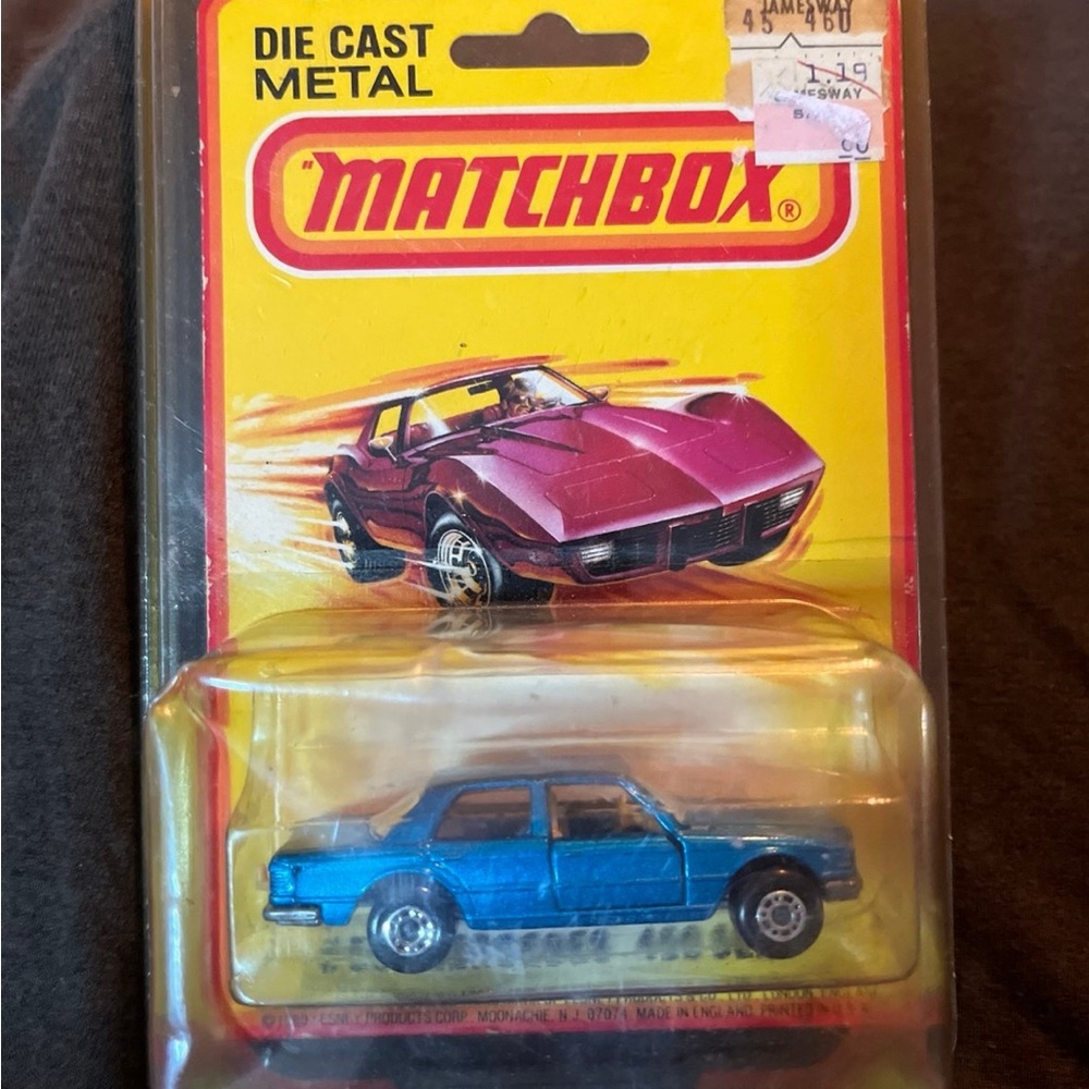 Matchbox Metallic Blue Die-Cast Car